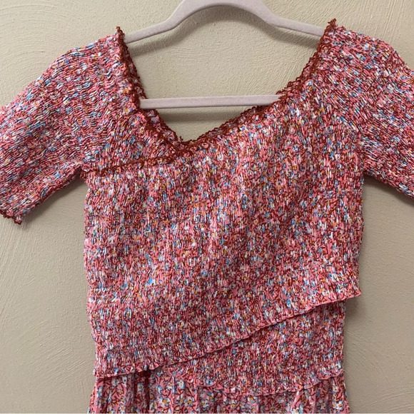 Poupette St Barth Mini Dress Soledad Light Pink Paquerette Size Large NWT New - Picture 7 of 15